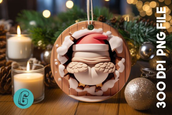 3D Owl Break Through Ornament Back Design for Creative Projects