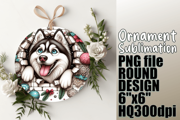 Fun 3D Wall Hole Christmas Ornaments: A Festive Design Asset